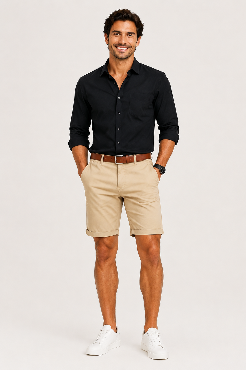 Eluneth | Short Chino d’Été Premium pour Homme