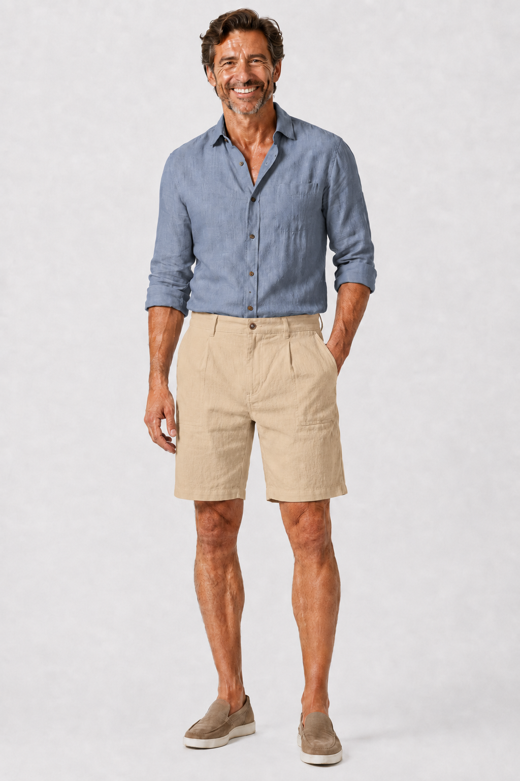 Eluneth | Short en lin pour homme