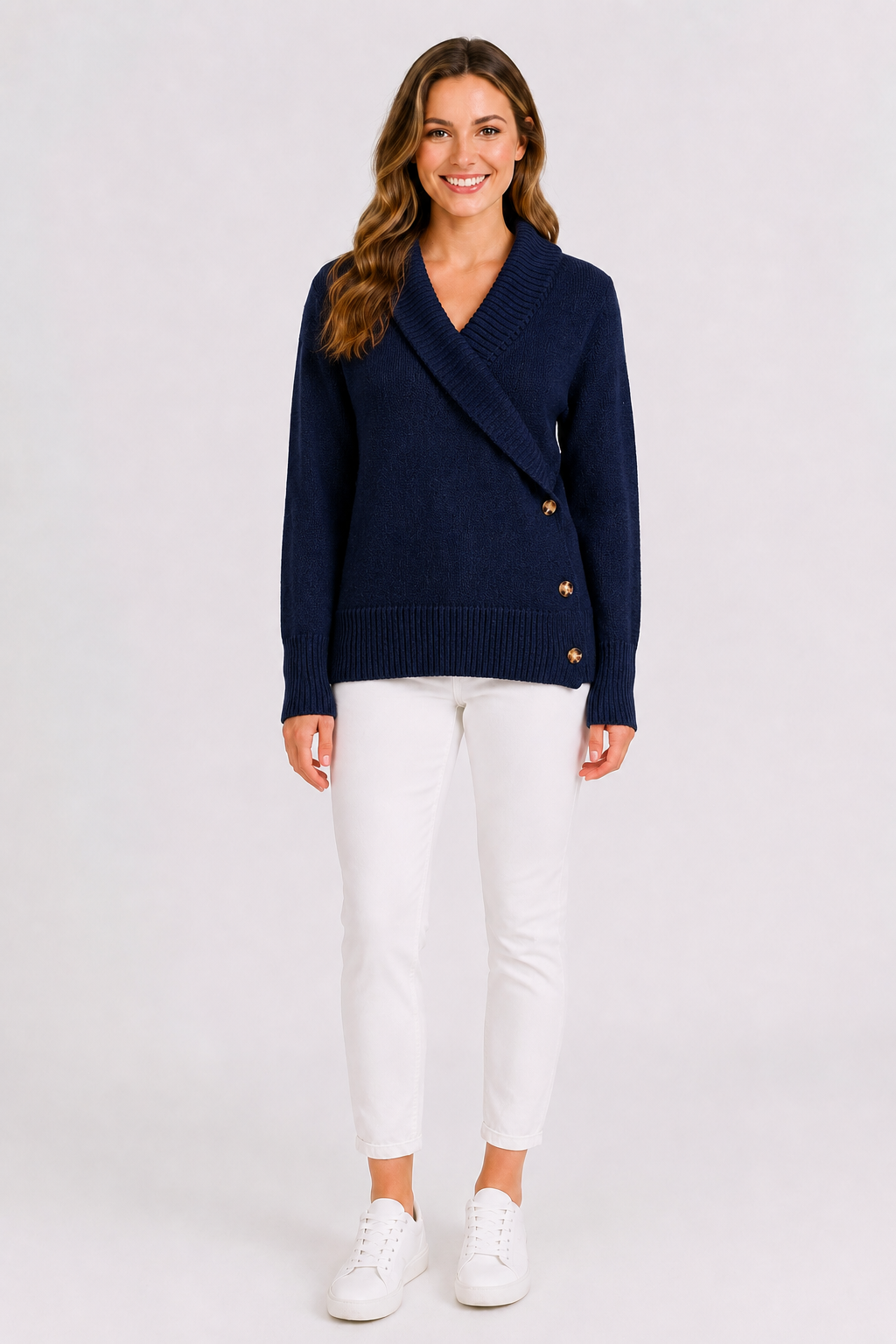 Eluneth | Pull Colorblock Rétro pour Femme