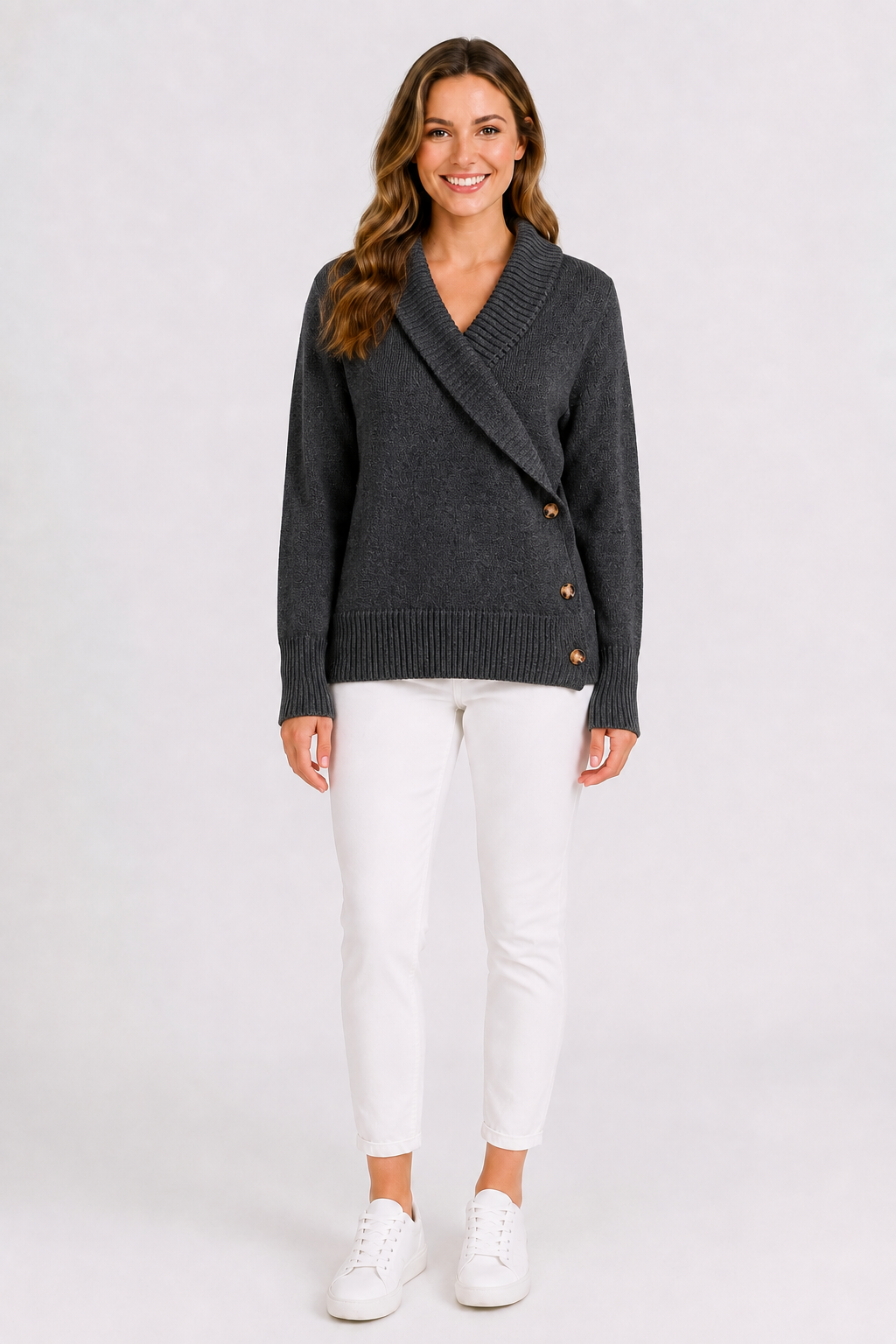 Eluneth | Pull Colorblock Rétro pour Femme