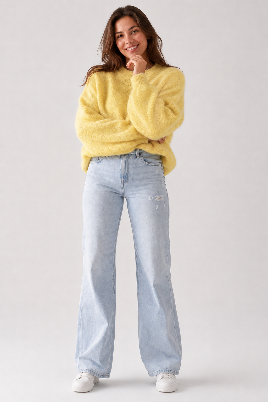 Eluneth | Pull Femme Doux à Coupe Ample