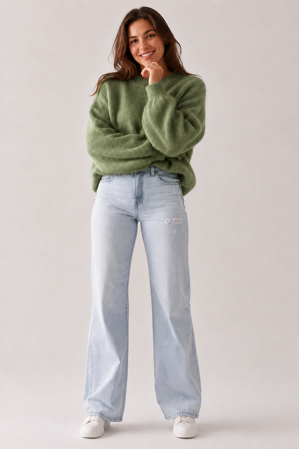 Eluneth | Pull Femme Doux à Coupe Ample