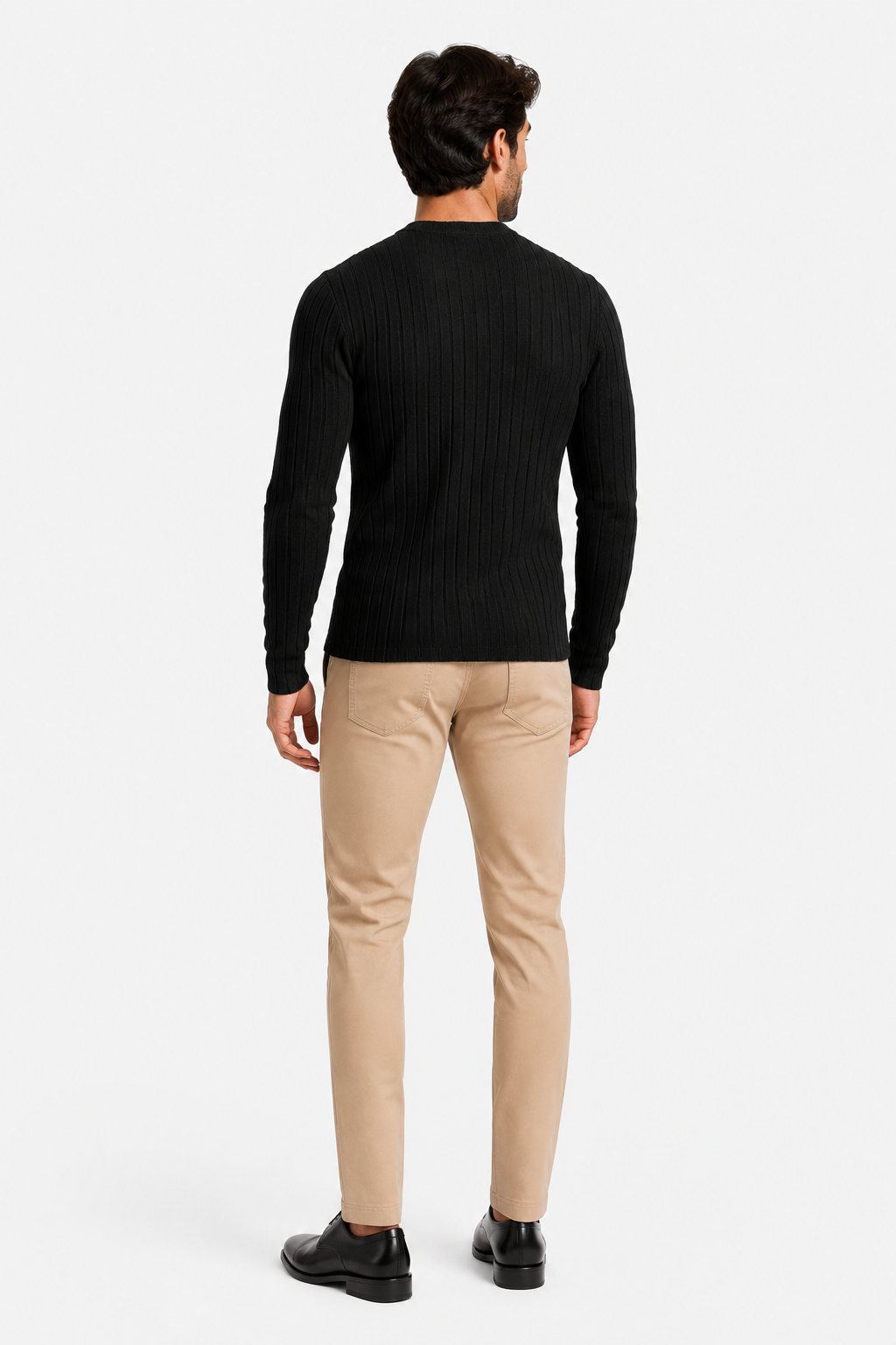 Eluneth | Pull Homme en Maille Haute Élasticité