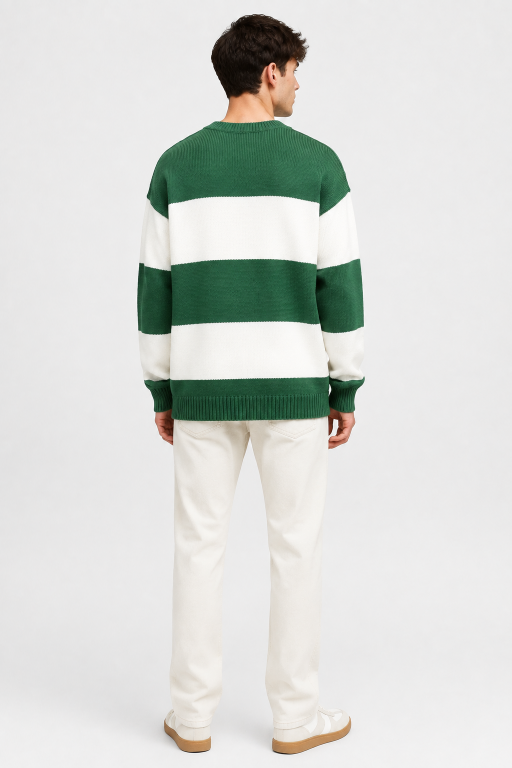 Eluneth | Pull Minimaliste Rayé Homme