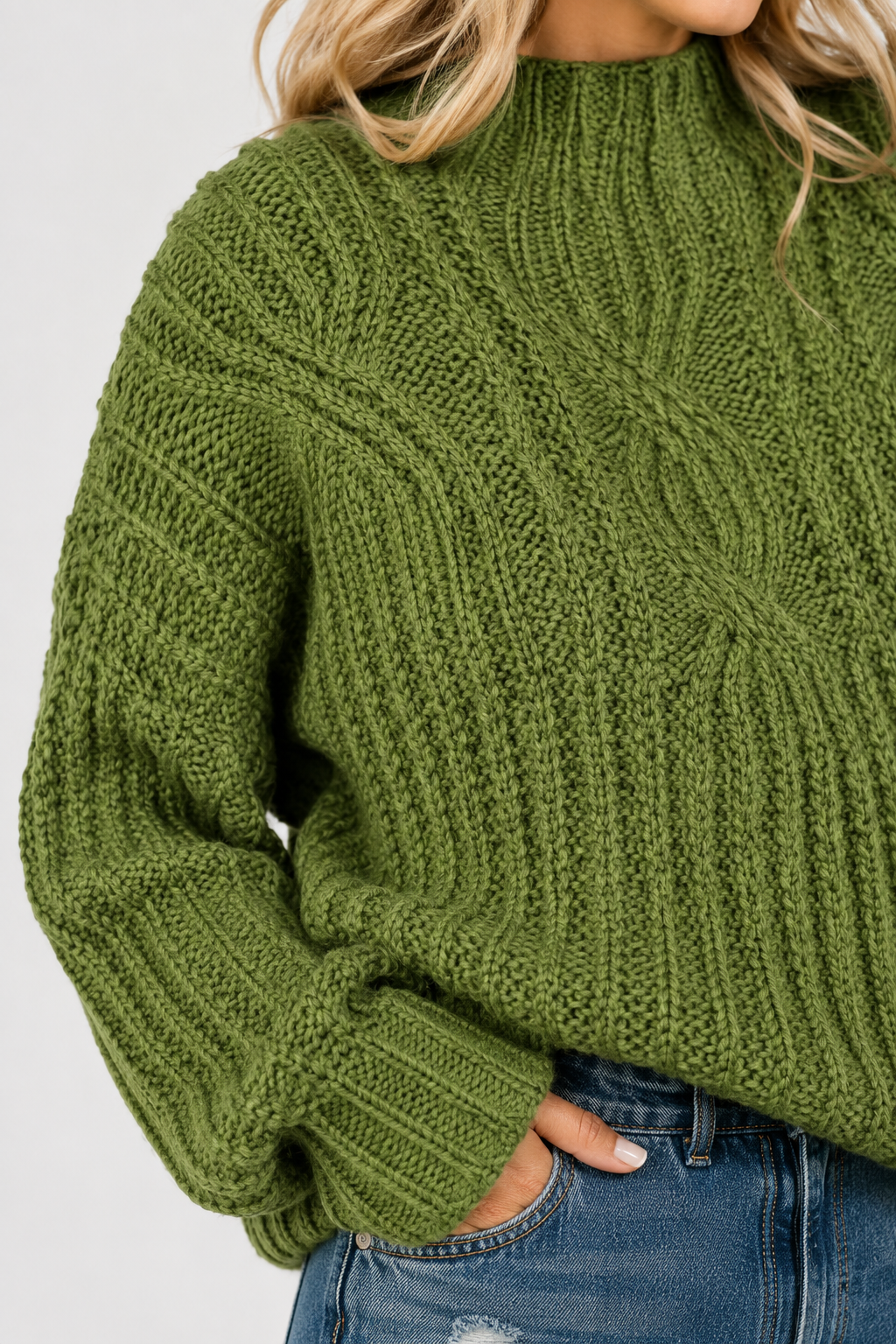 Eluneth | Pull Oversize à Col Roulé pour Femme