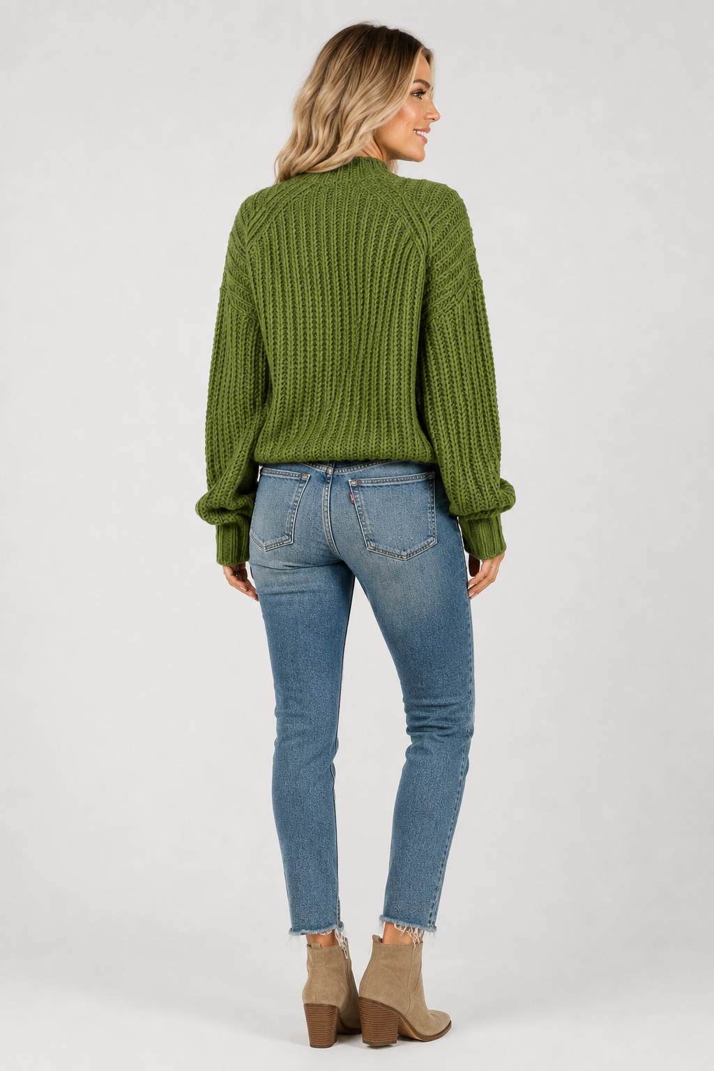Eluneth | Pull Oversize à Col Roulé pour Femme