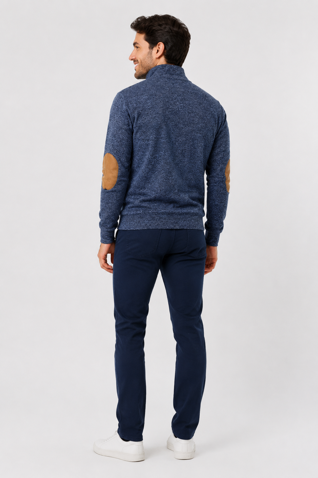 Eluneth | Sweatshirt Homme à Col Montant et Manches Longues