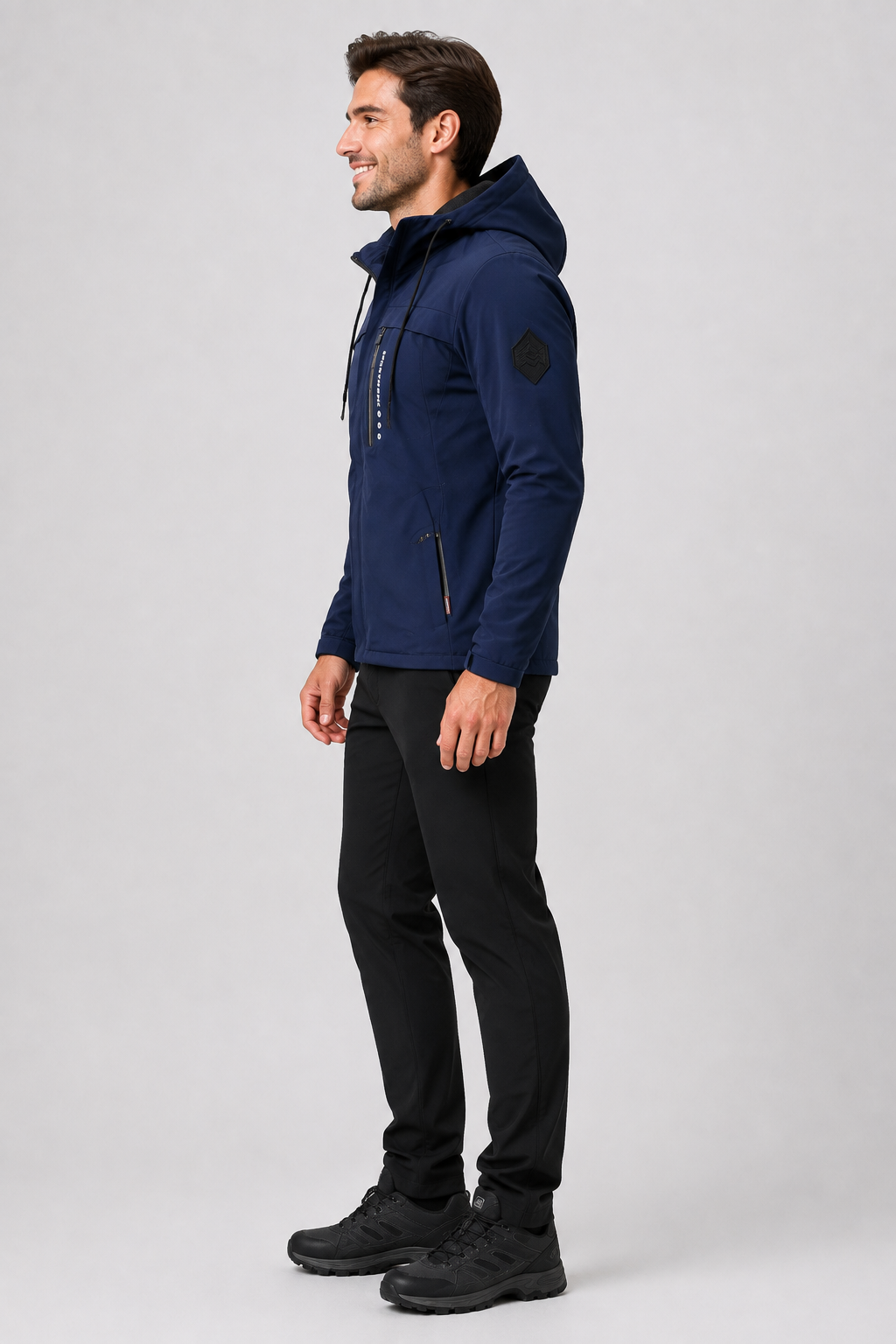Eluneth | Veste Homme Chaude à Capuche en Polaire