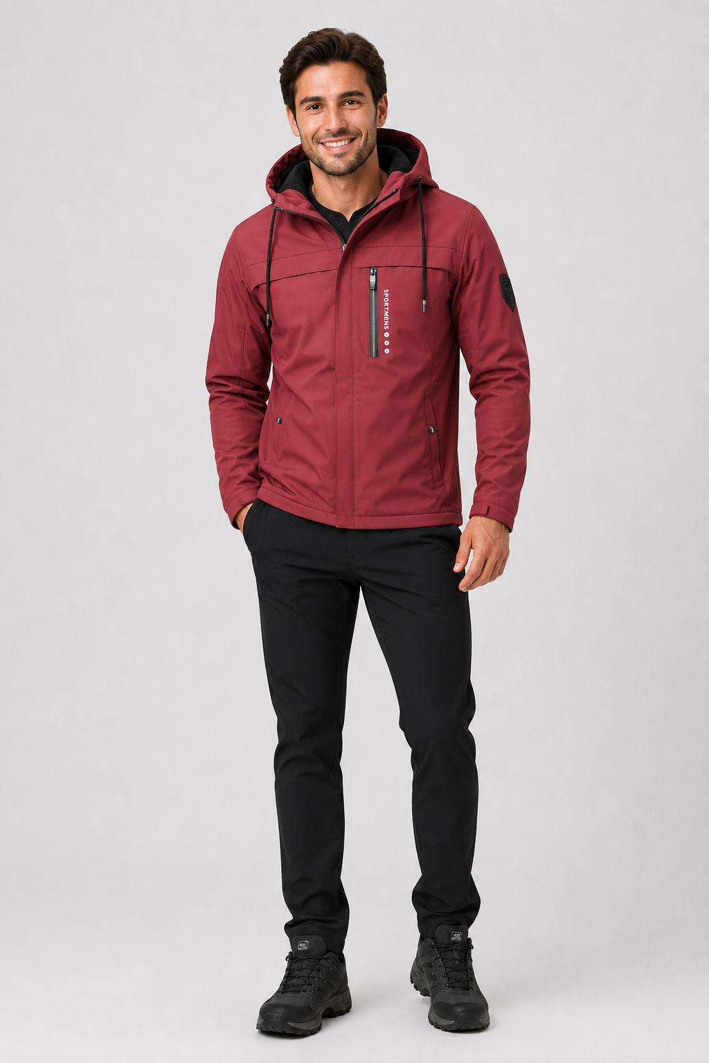 Eluneth | Veste Homme Chaude à Capuche en Polaire