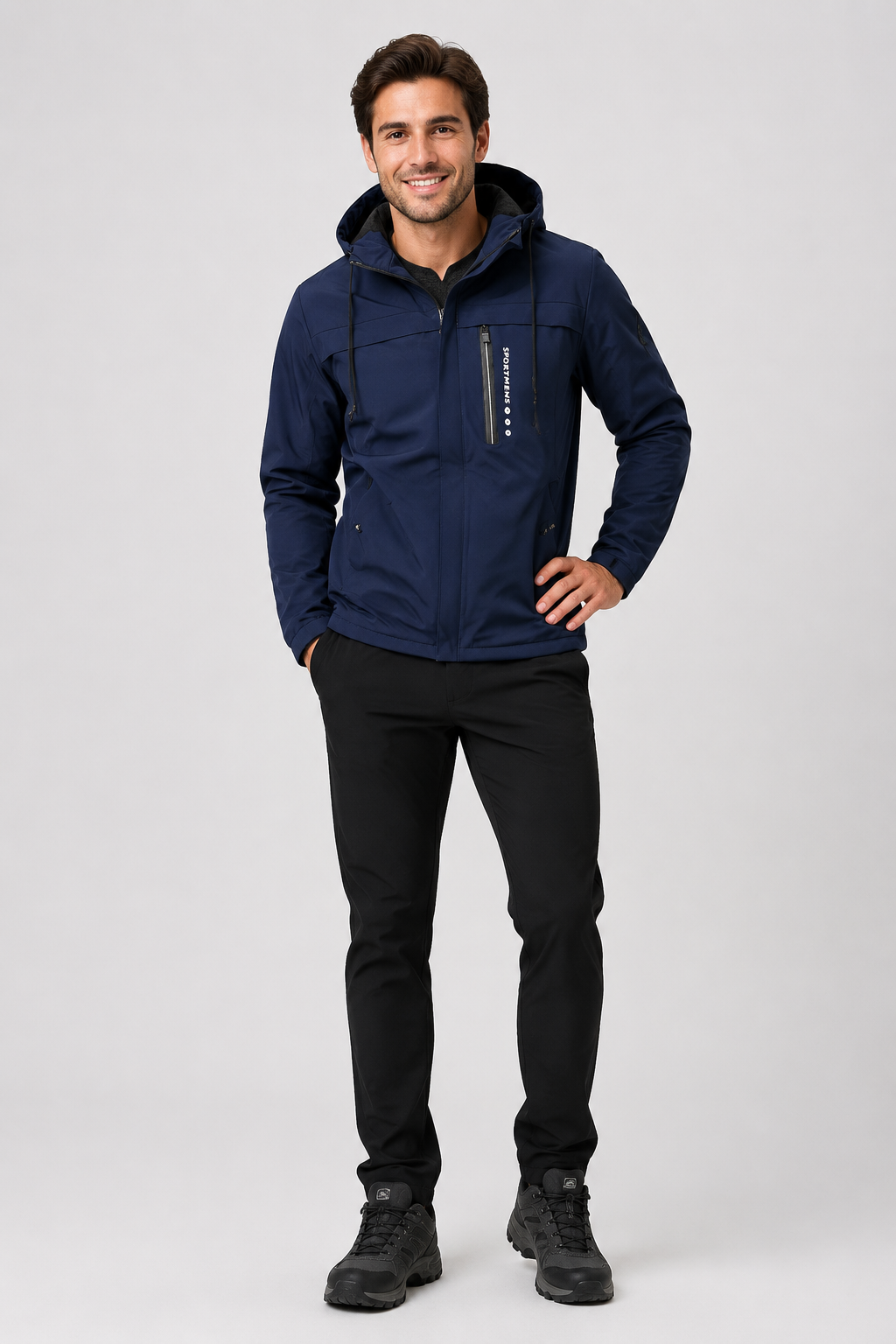 Eluneth | Veste Homme Chaude à Capuche en Polaire