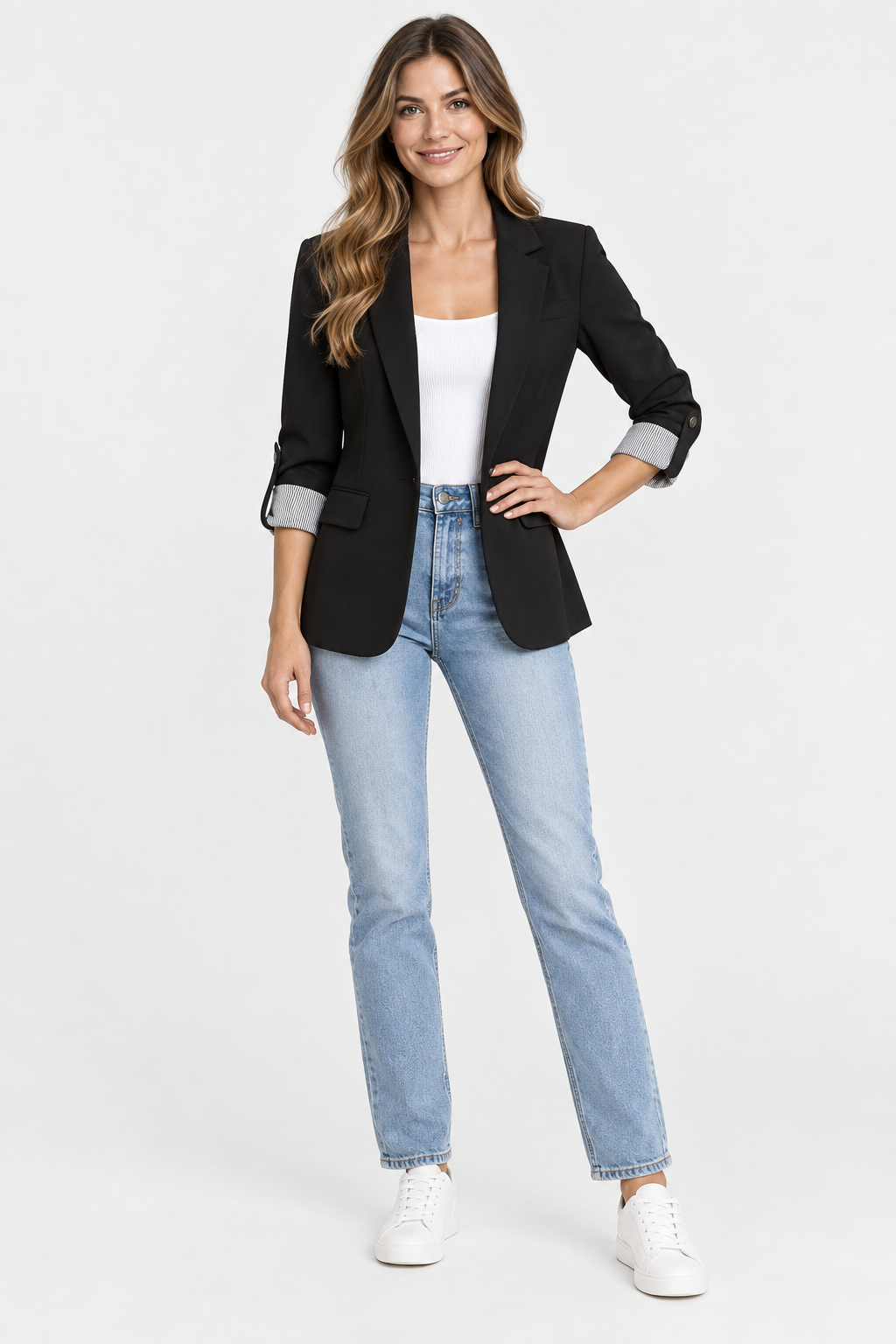Eluneth | Veste de Tailleur Élégante Femme