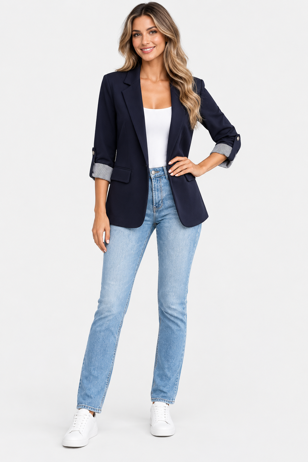 Eluneth | Veste de Tailleur Élégante Femme